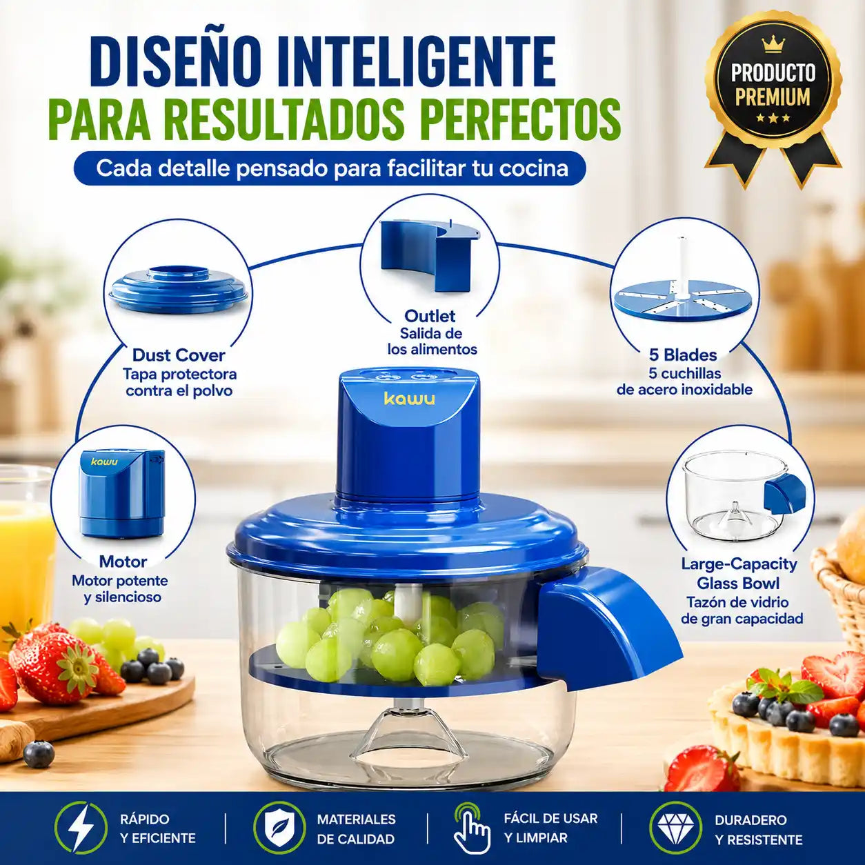 Peelix® Peladora Eléctrica de Alimentos | Pela rápido y sin esfuerzo