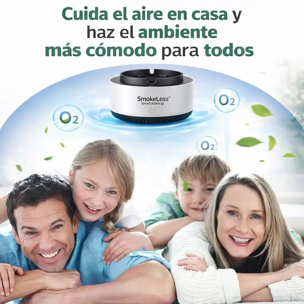 SmokeLess® | Cenicero Inteligente Antihumo que ayuda a mantener tu espacio más agradable
