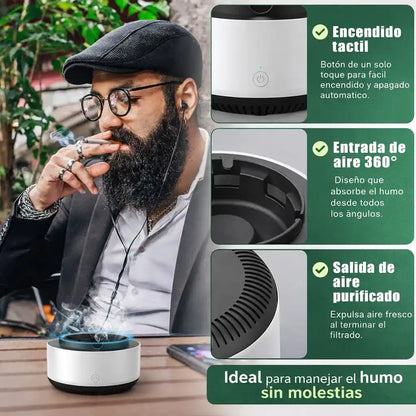 SmokeLess® | Cenicero Inteligente Antihumo que ayuda a mantener tu espacio más agradable