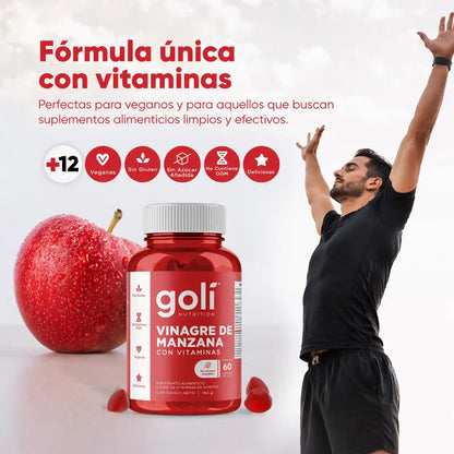 GoliMen® – Gomitas de Vinagre de Manzana para Controlar Antojos y Reducir Inflamación
