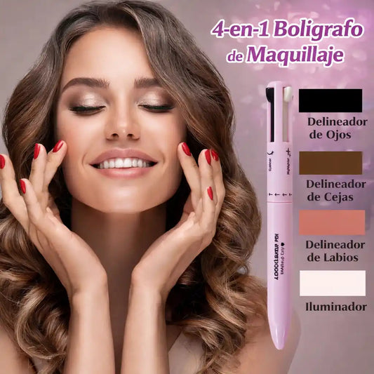 Beauty Pen® - Bolígrafo de Maquillaje 4 en 1 | Retoques rápidos donde quieras