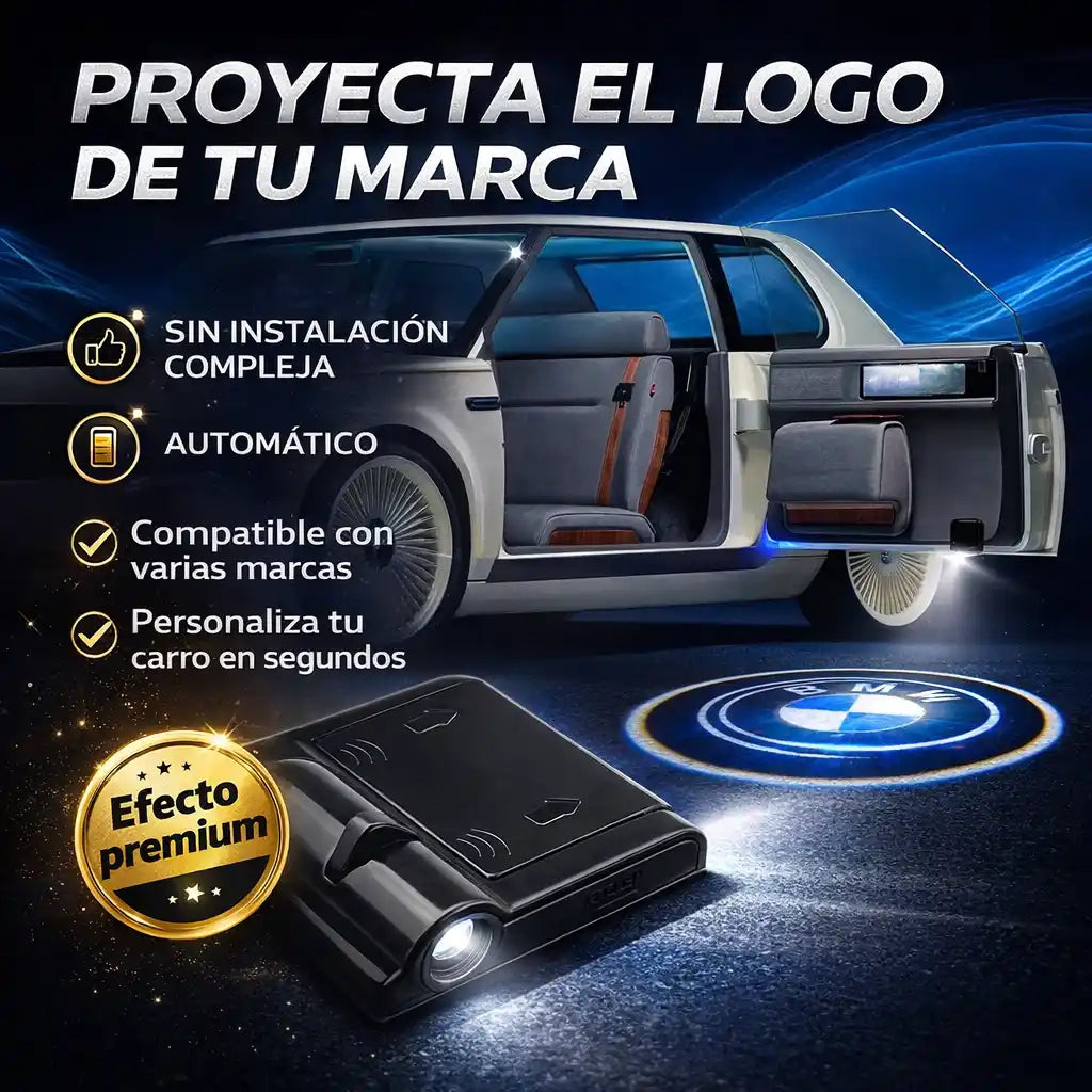 CarLogo Light™ | Proyector de Logo Premium para Carro