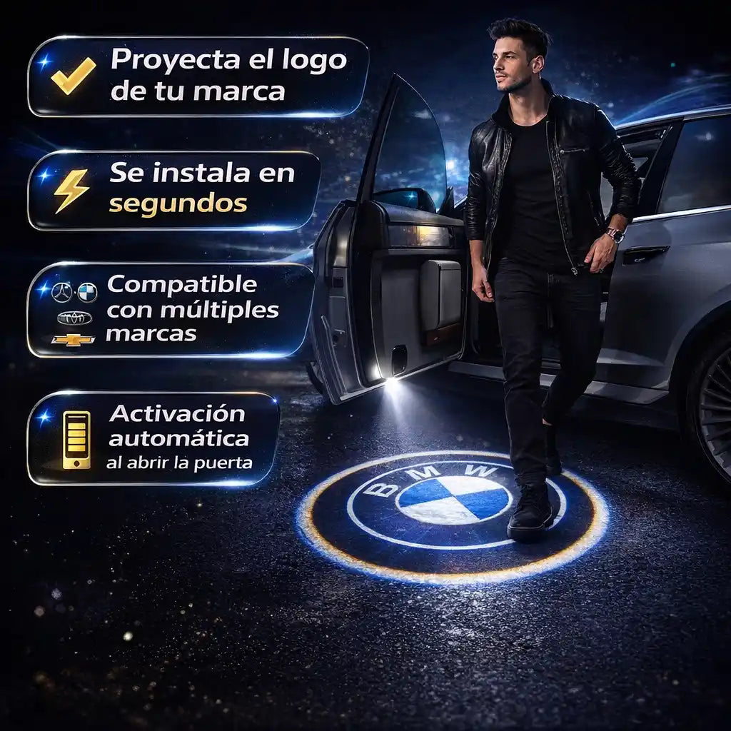 CarLogo Light™ | Proyector de Logo Premium para Carro