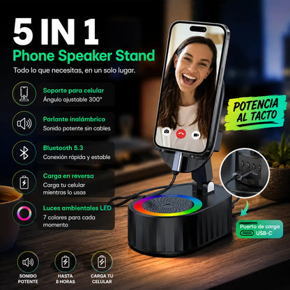 SoundStand™ Soporte Para Celular Con Parlante — Escucha tu música como nunca antes