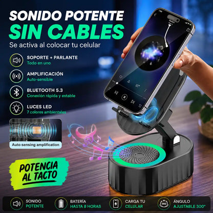 SoundStand™ Soporte Para Celular Con Parlante — Escucha tu música como nunca antes