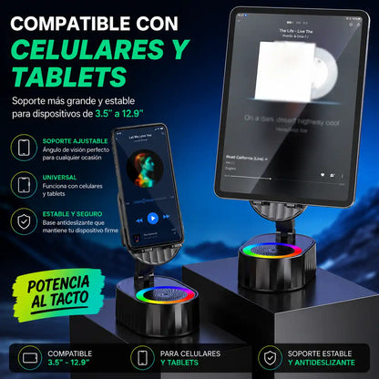 SoundStand™ Soporte Para Celular Con Parlante — Escucha tu música como nunca antes