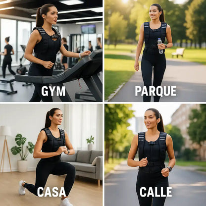 Z-Fit® Chaleco de Pesas para Mujer de 5Kg – Fuerza, estilo y libertad en cada movimiento