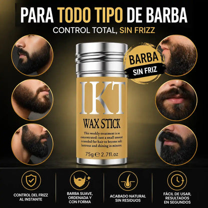 BeardFix® Cera para Barba Antifrizz en Barra – Control total en segundos