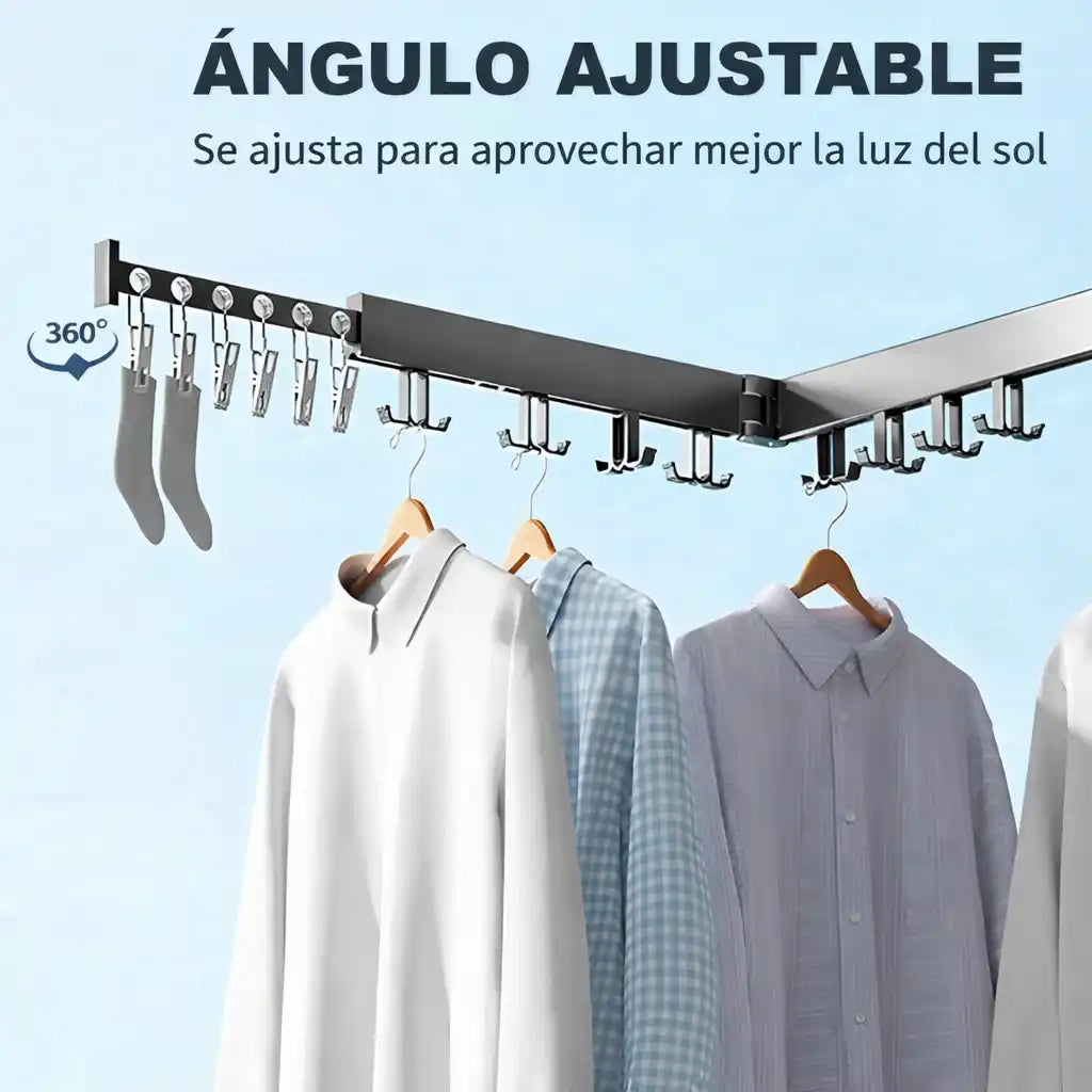 SpaceFold® – Tendedero 3 Brazos TC que multiplica tu espacio en casa