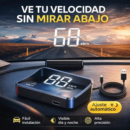 DriveVision™ HUD – Velocímetro Digital para Carro