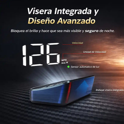 DriveVision™ HUD – Velocímetro Digital para Carro