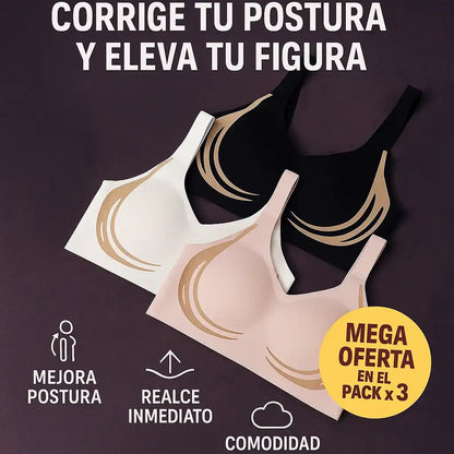 LushFitting® Brasier Corrector de Postura – Elevación y soporte total