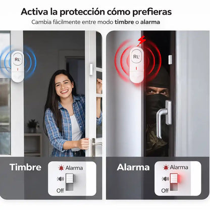 SafeHome™ Combo Seguridad para Puertas – Alarma + Sensor de Movimiento GRATIS