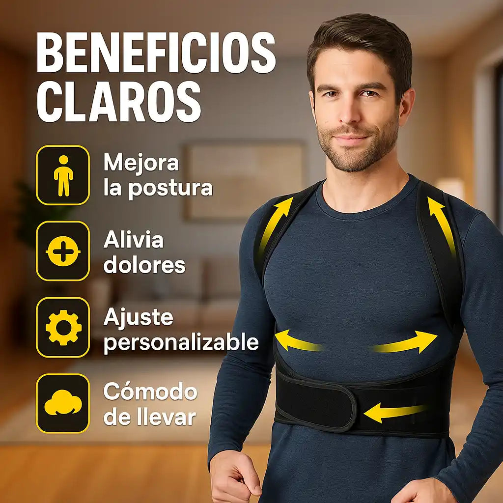 BackFit® Corrector de Postura – Recupera tu postura y despídete del dolor