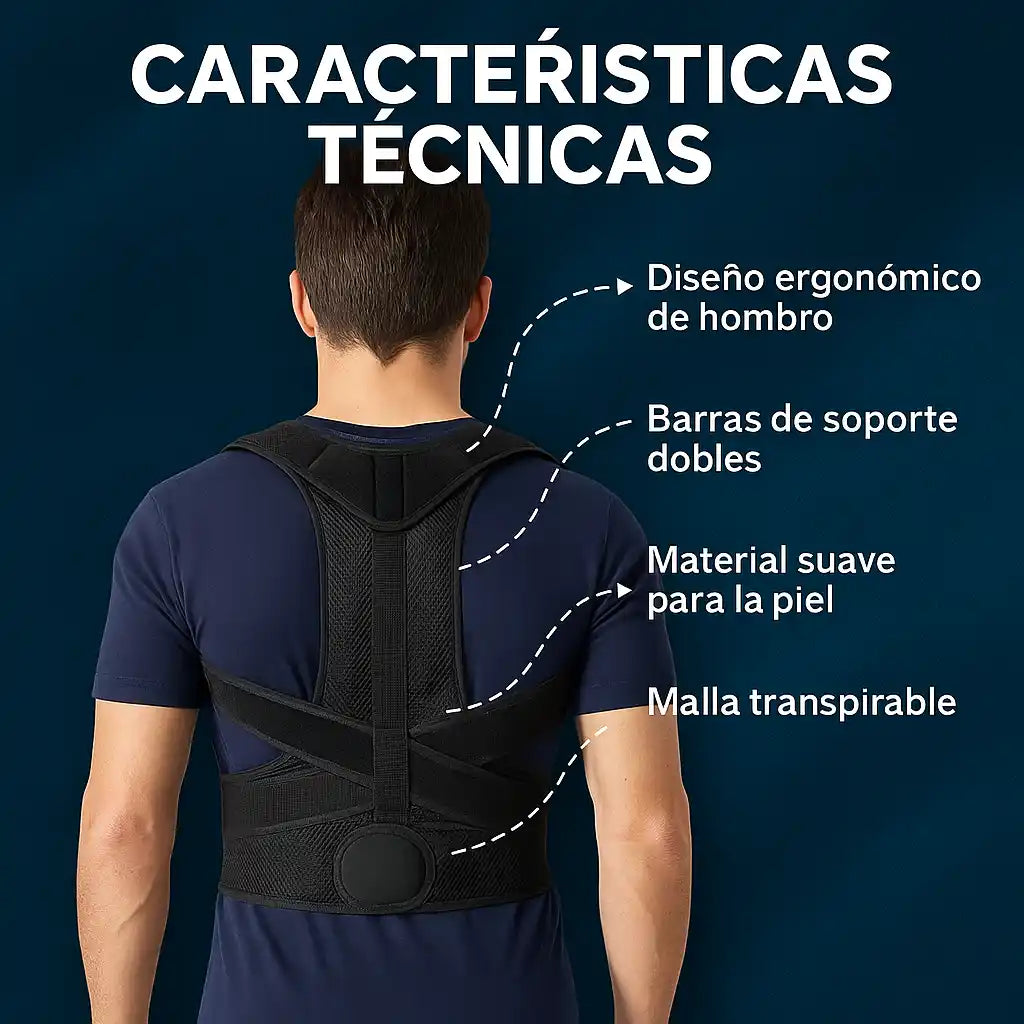 BackFit® Corrector de Postura – Recupera tu postura y despídete del dolor
