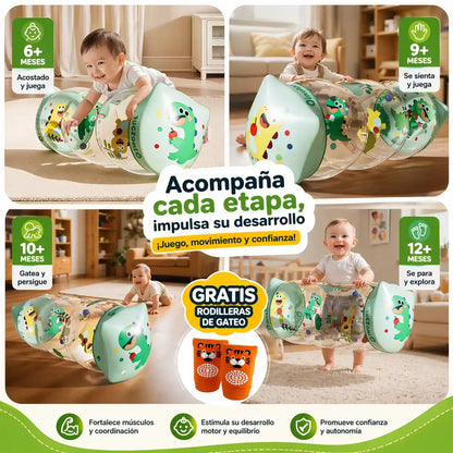BabyRoller™® Rodillo de Gateo para Bebés + Rodilleras de gateo Gratis