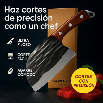 Katana Blade Takasaki™ — El Cuchillo Japonés que Corta con Precisión y Elegancia