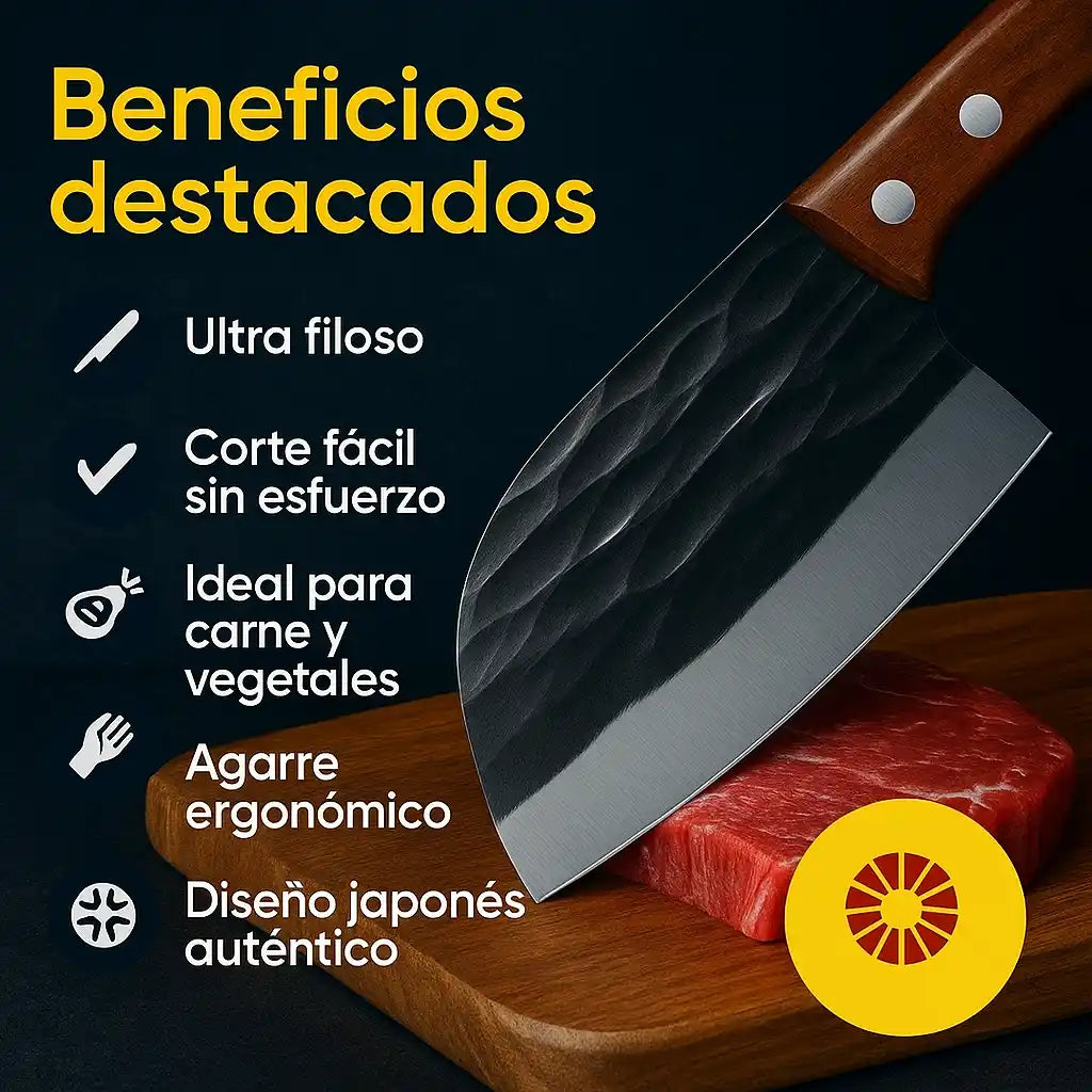 Katana Blade Takasaki™ — El Cuchillo Japonés que Corta con Precisión y Elegancia