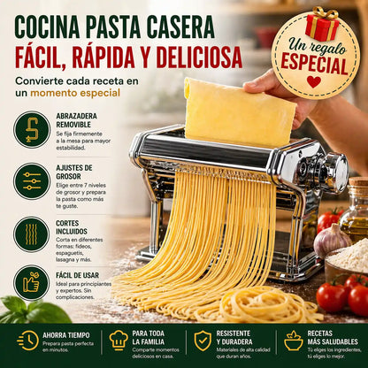 PastaMaker® Máquina para Hacer Pasta Casera | Como una chef italiana