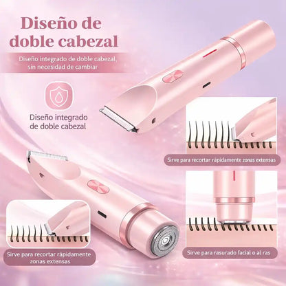 SilkTrim® Recortadora Femenina 2 en 1 – Depilación suave, sin dolor