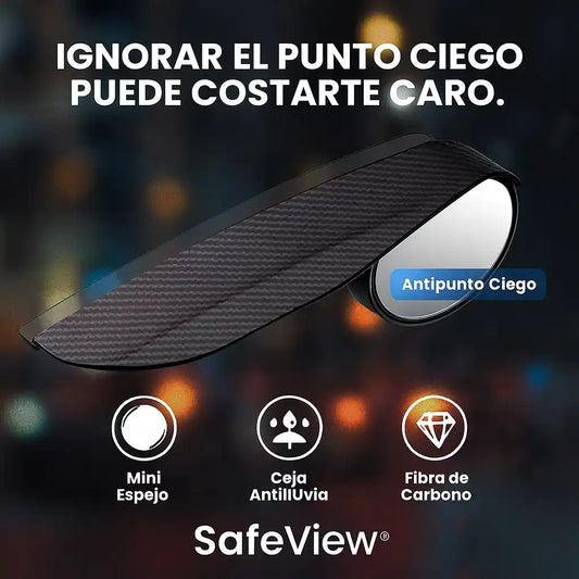 SafeView® 2-in-1 Retrovisor Antipunto Ciego – Seguridad y Visión Total en Cada Trayecto