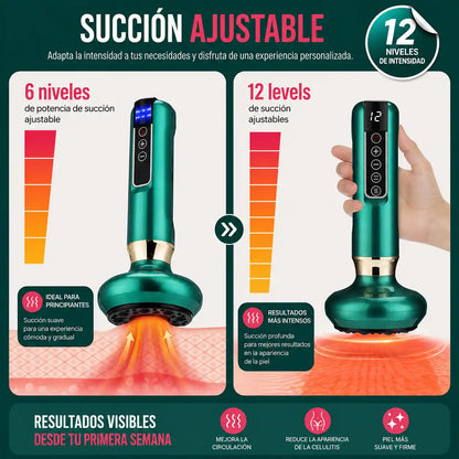 CelluShape™ | Masajeador Anticelulitis con Succión y Calor