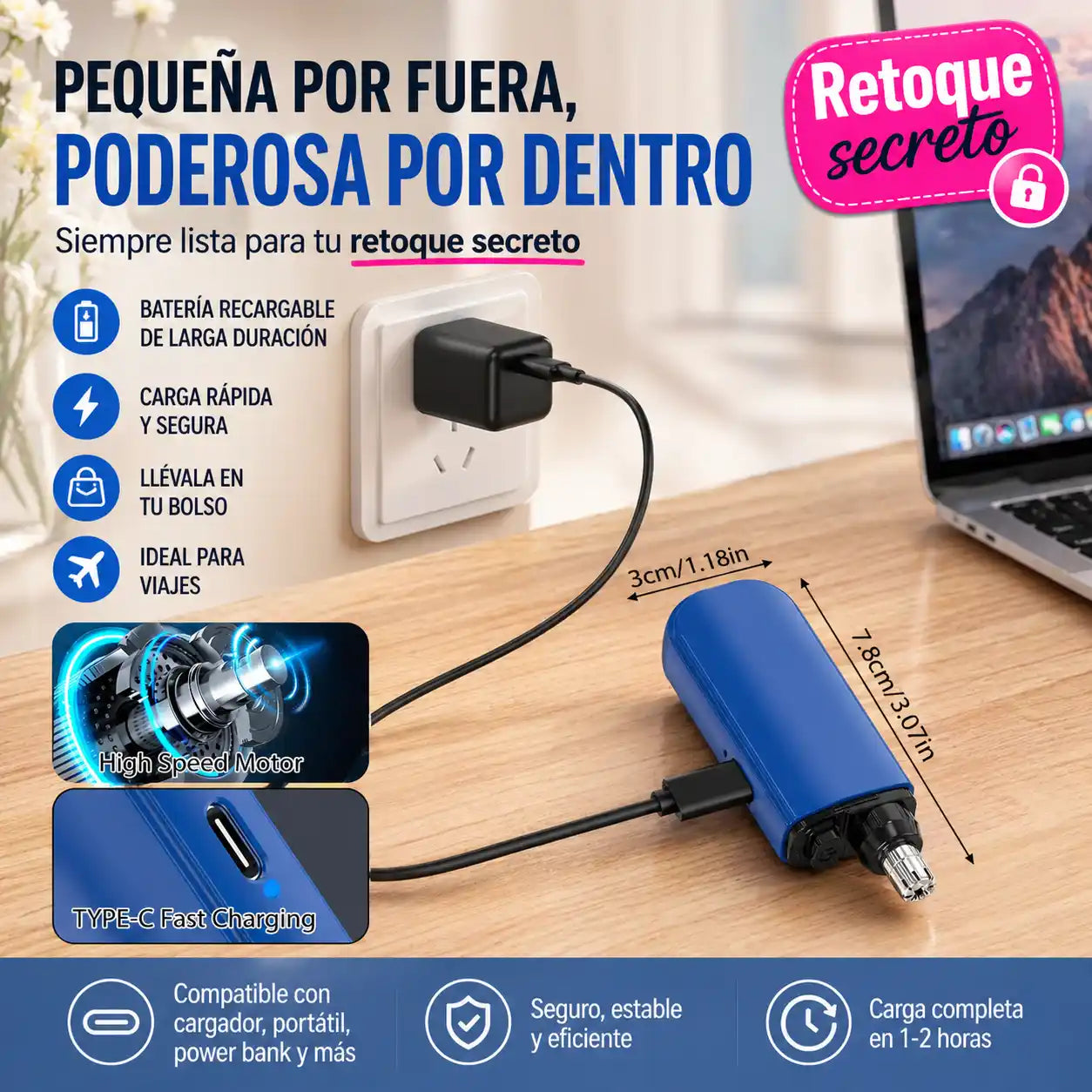 NoseTrim™ | Afeitadora de Nariz para Mujer – Belleza discreta en segundos