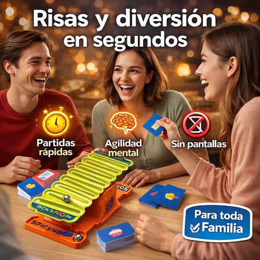 TILT® Bolancín – Juego de Mesa en Español para Risas y Diversión Instantánea en Familia