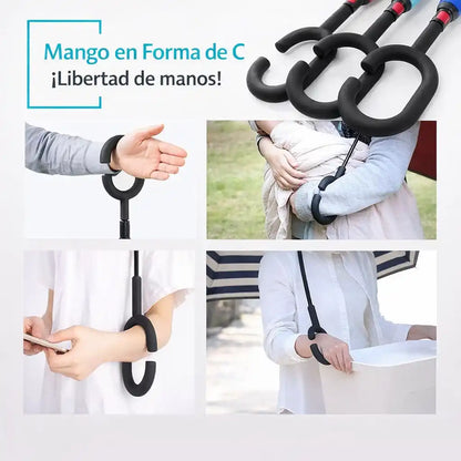RainLock® – Paraguas Reversible Antigoteo con Mango Manos Libres