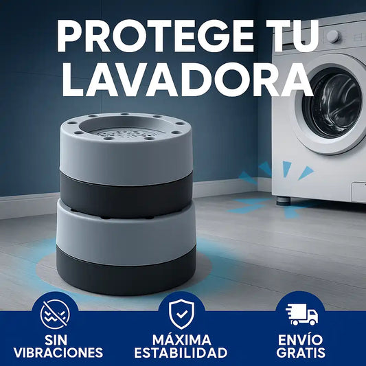 WashMate® Almohadillas Antivibración – Protege tu Lavadora y Secadora