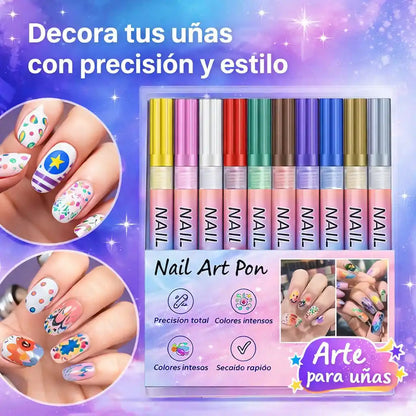 NailPro® – Marcadores de Arte para Uñas | Diseño fácil, preciso y con acabado profesional