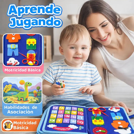SmartBusy® – Libro Educativo Montessori | Entretiene, estimula y calma sin pantallas