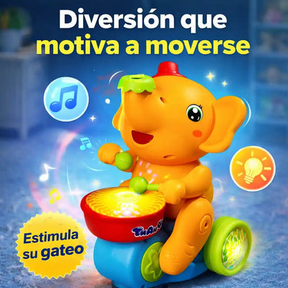 SmartCrawl™ Elefante Didáctico Interactivo | Diversión que estimula el gateo de tu bebé
