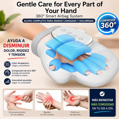 HandRelief™ | Guante de Masaje Térmico para Manos con Compresión 360°