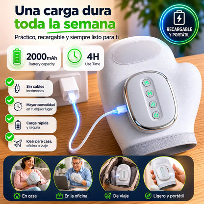 HandRelief™ | Guante de Masaje Térmico para Manos con Compresión 360°