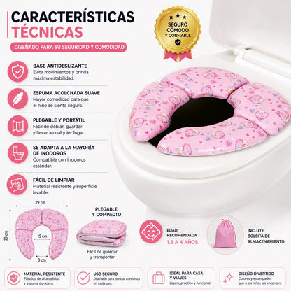 SafeStep™ Reductor de Baño para niños | para que tu pequeño vaya solo