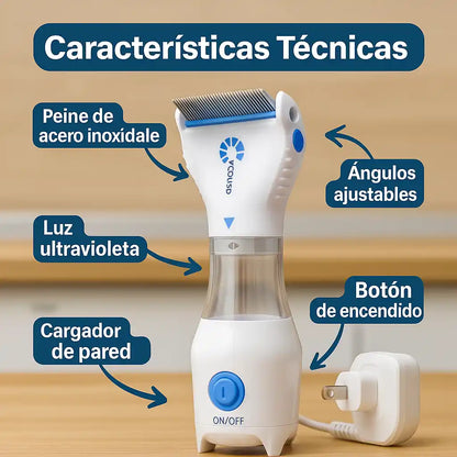 SHOWLISS PRO® Aspiradora Quita Piojos – Elimina piojos y liendras sin químicos