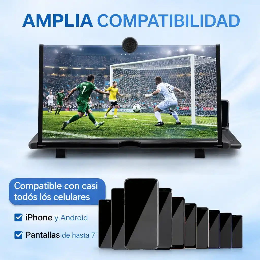 StadiumScreen® | Amplificador de Pantalla para Celular