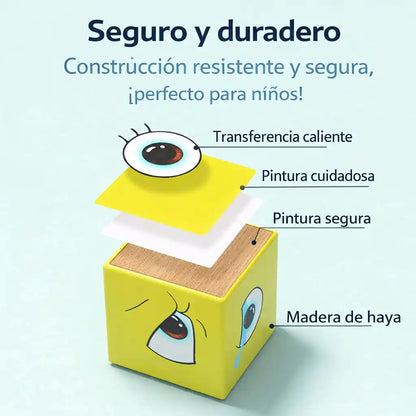 FacePuzzle™ – Cubos de Expresiones | Un juego familiar que estimula la mente