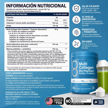 NEOCELL® | Colágeno Hidrolizado 500g para Piel Firme y Cuerpo Fuerte desde Adentro