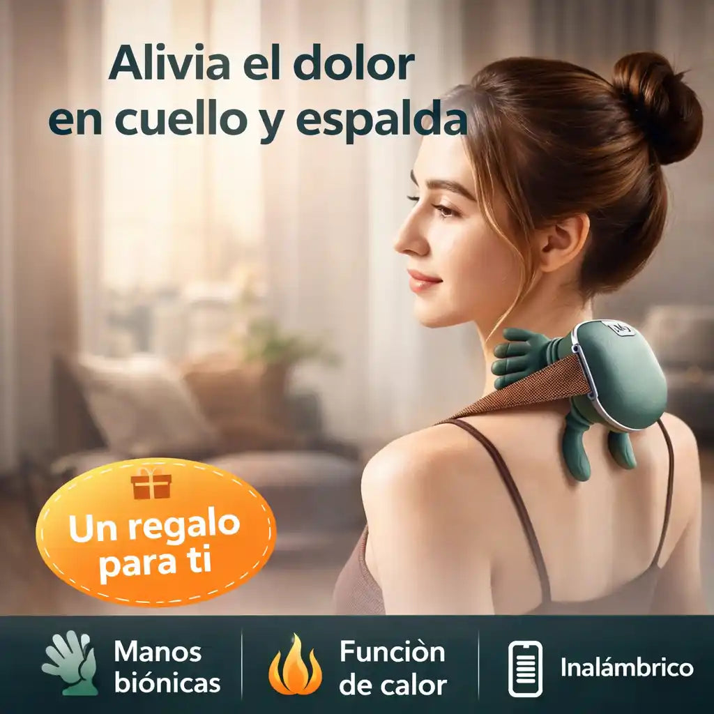 TheraPalm™ | Masajeador Cervical y Corporal Biónico – Relaja tu espalda y cuello
