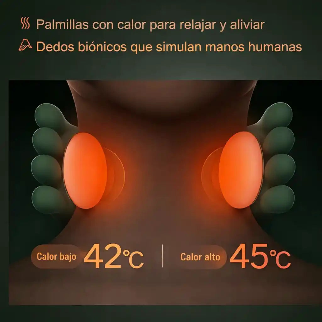 TheraPalm™ | Masajeador Cervical y Corporal Biónico – Relaja tu espalda y cuello