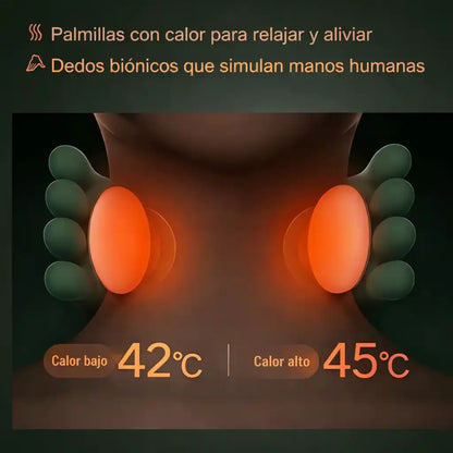 TheraPalm™ | Masajeador Cervical y Corporal Biónico – Relaja tu espalda y cuello