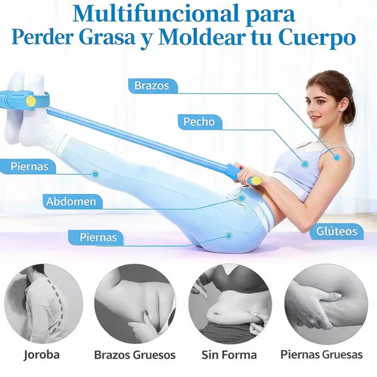 FitBand® – Banda de Resistencia con Pedal en Casa | 2026 tonificada