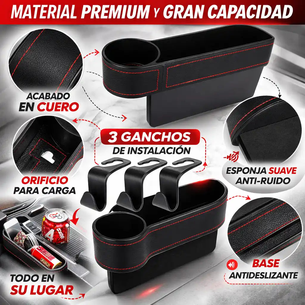 SmartSeat™ Organizador para Asiento de Carro | Orden y elegancia en tu vehículo