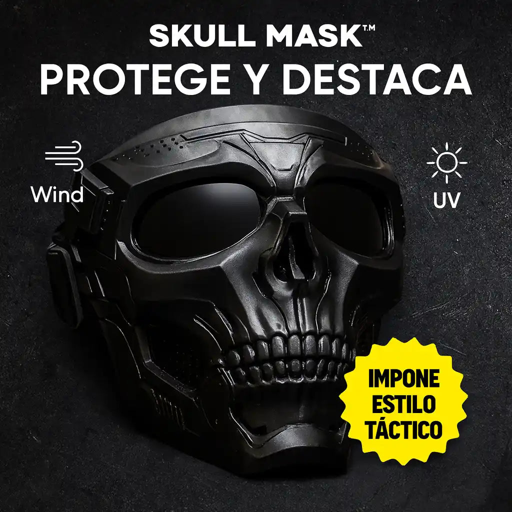 SKULLX® | Máscara Táctica de Calavera para Moto, Paintball y Deportes Extremos