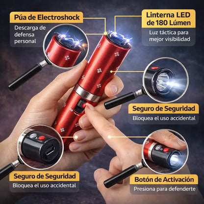 Labial de Seguridad Personal™  — Discreción y tranquilidad cuando sales sola