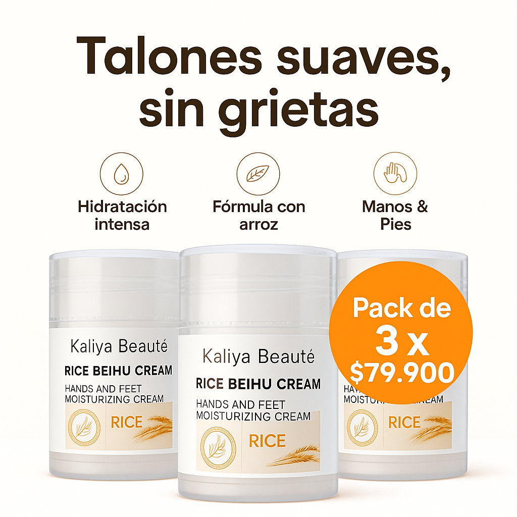 Kaliya® 3 Barras hidratantes de pies y manos
