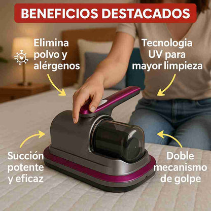CleanPulse® – Aspiradora de Cama UV | Limpieza profunda para un descanso más saludable