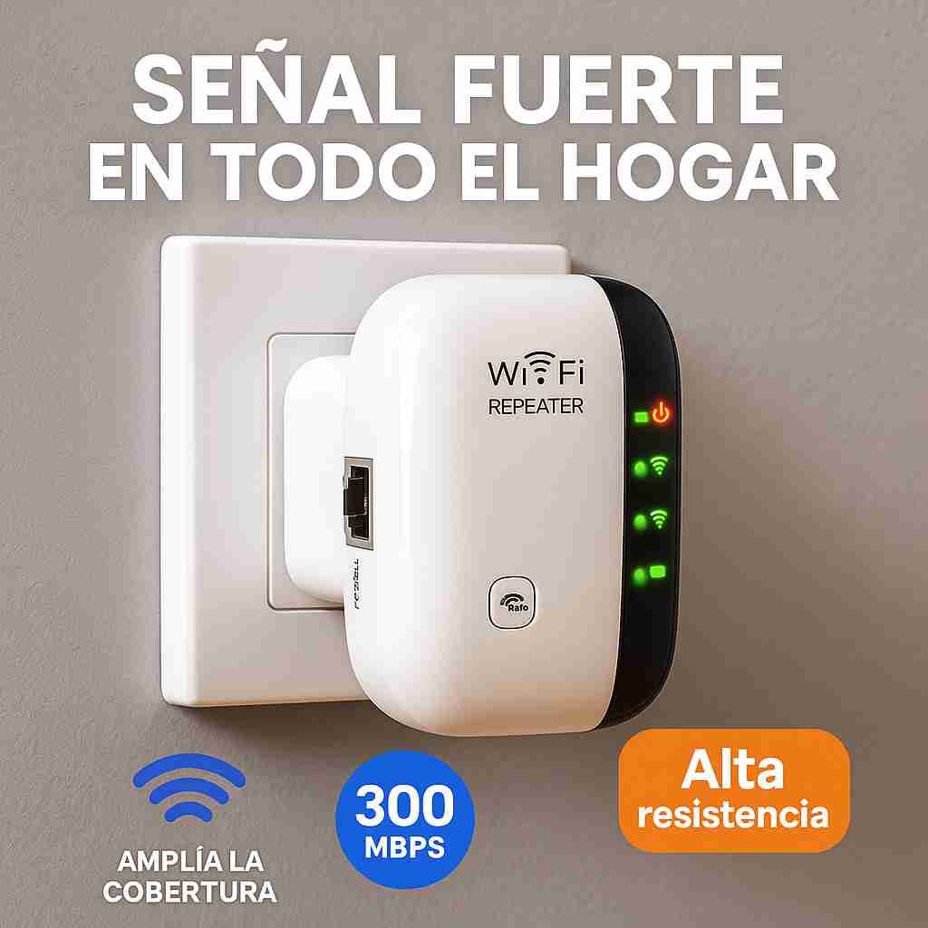 WaveBoost® — Repetidor Inalambrico Amplificador Wifi | Señal fuerte en cada rincón
